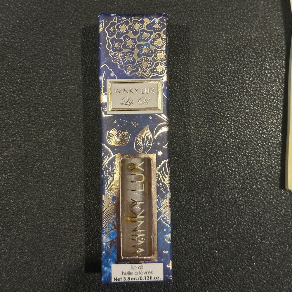 WINKY LUX Glossy Lip Oil in Blue and Gold
